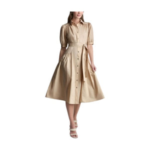 Drop-Waist Shirt Dress