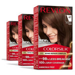 3 Packs Revlon ColorSilk with Bond Repair Complex