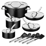 15-Piece Gotham Steel Modern Nonstick Cookware Set (3 Colors)