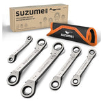 5-Piece Double Reversible Offset Ratcheting Wrench Set