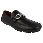Ferragamo Gancini Switch Leather Loafers