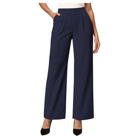 Women's High Waist Wide Leg Dress Pants