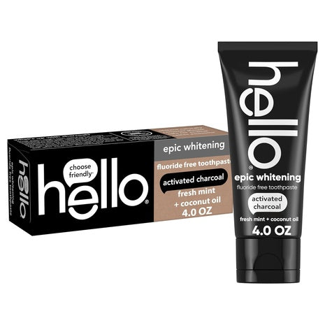 4-Oz Hello Epic Whitening Charcoal Fluoride Free Toothpaste