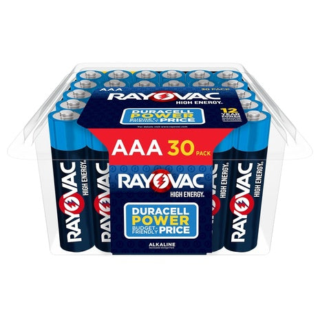 30 Rayovac AAA Batteries
