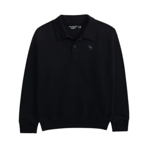 Essential Henley Collared Sweatshirt