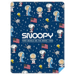 Snoopy Space Plush Throw Blanket