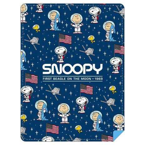 Snoopy Space Plush Throw Blanket