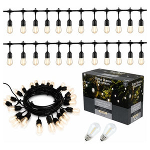 2-Pack Better Homes & Gardens 48FT Patio String Lights