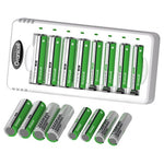 16 Granicell AA AAA Rechargeable Batteries with Charger