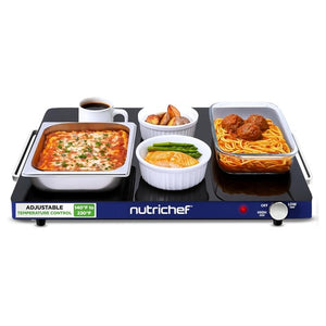 NutriChef Electric Glass Surface Warming Tray