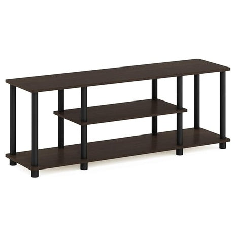 Furinno Turn-N-Tube No Tools 3D 3-Tier Up To 50" TV Stand