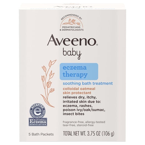 5-Pack Aveeno Baby Eczema Bath Treatment