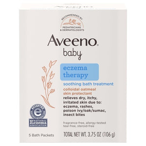 5-Pack Aveeno Baby Eczema Bath Treatment