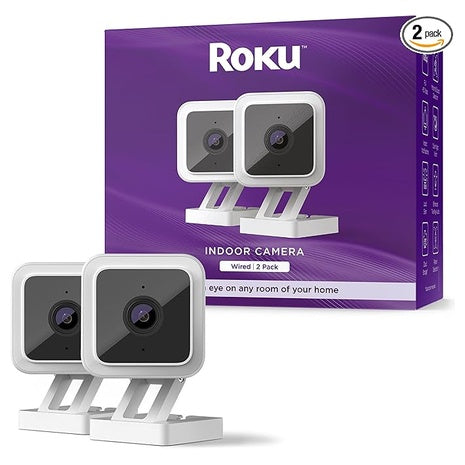 2 Roku Indoor Security Cameras