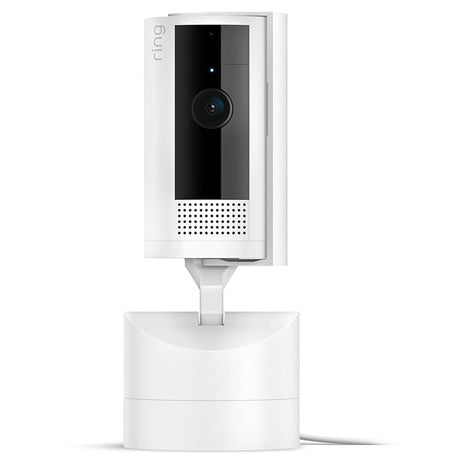 Ring Pan-Tilt Indoor Security Cam With 360 Deg Horizontal Pan Coverage
