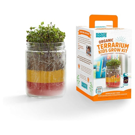 DIY Back to the Roots Terrarium Grow Kit