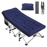 28" Extra Wide Heavy Duty Camping Cot W/Mattress