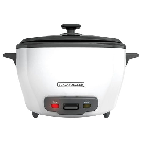 Black+Decker 6-Cup Rice Cooker with Steamer Basket