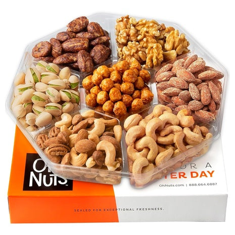 Oh! Nuts 7 Variety Roasted Salted Nuts Basket