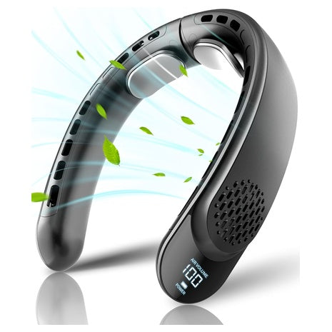 Rechargeable Neck Fan with 4,000mAh Battery