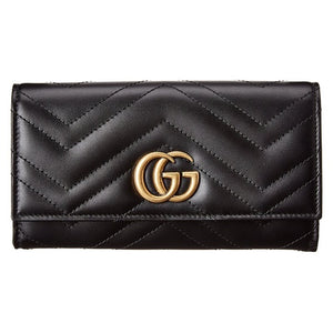 Gucci Women's GG Marmont Matelasse Leather Continental Wallet