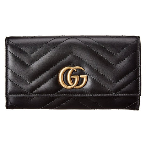 Gucci Women's GG Marmont Matelasse Leather Continental Wallet