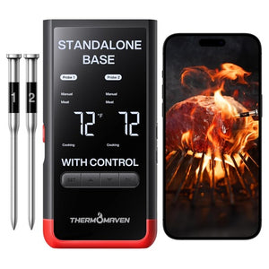 ThermoMaven Wi-Fi Smart Wireless Meat Thermometer With 2 Probes
