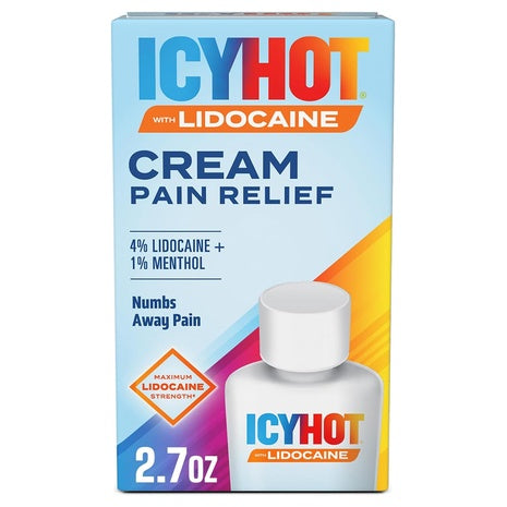 Icy Hot Max Strength Lidocaine Pain Relief Cream