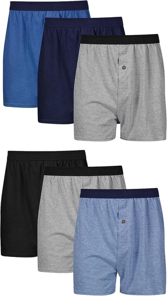 6-Pack Hanes Men's Comfortflex Waistband Underwear Boxers-Pack (Medium Or Large)