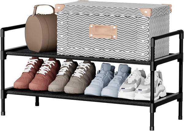2 Tier Shoe Organizer Storage Rack