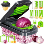 12-In-1 Multifunctional Vegetable Chopper With 7 Blades