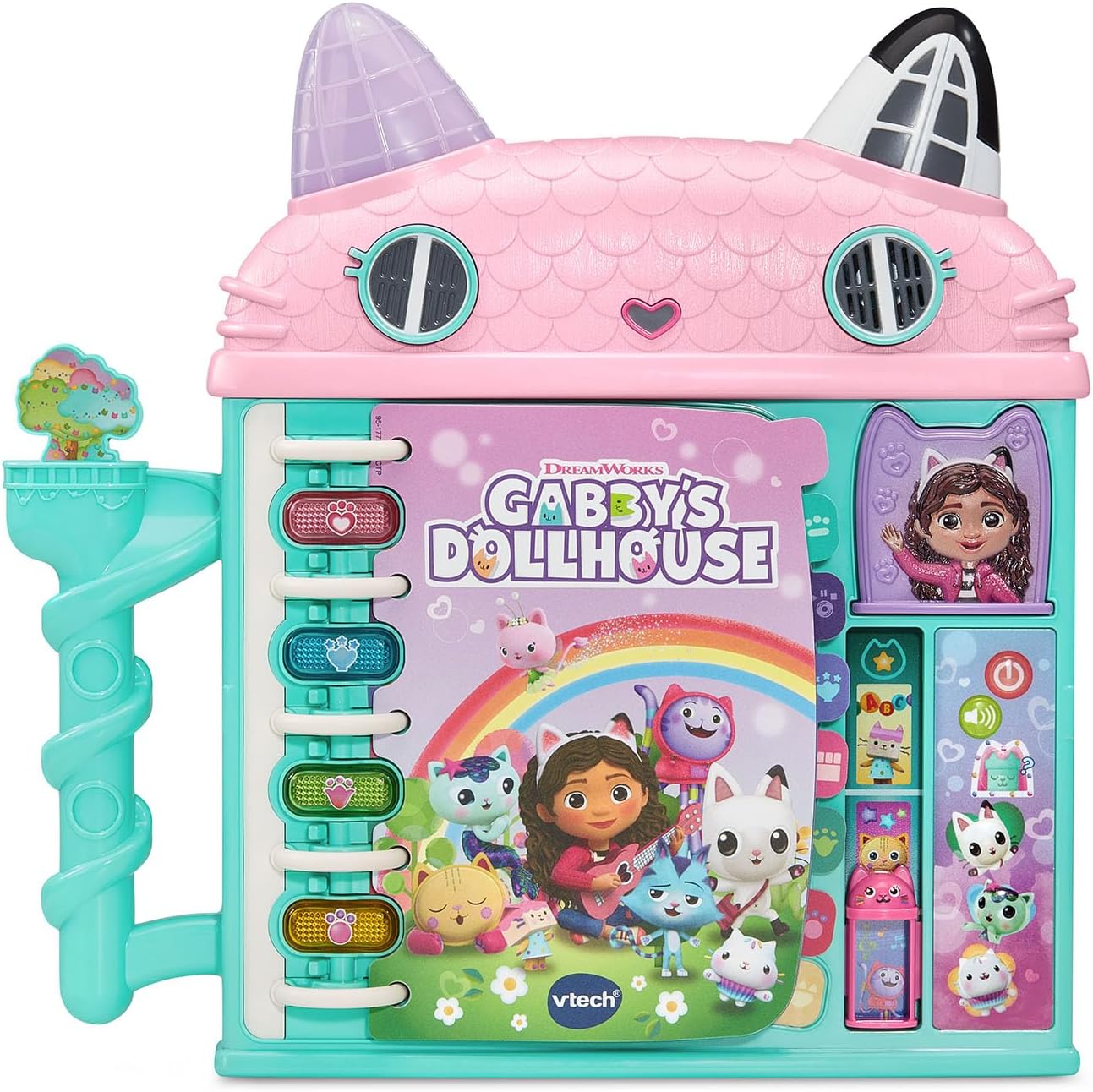 VTech Gabby's Dollhouse Cat-a-Vator Discovery Book