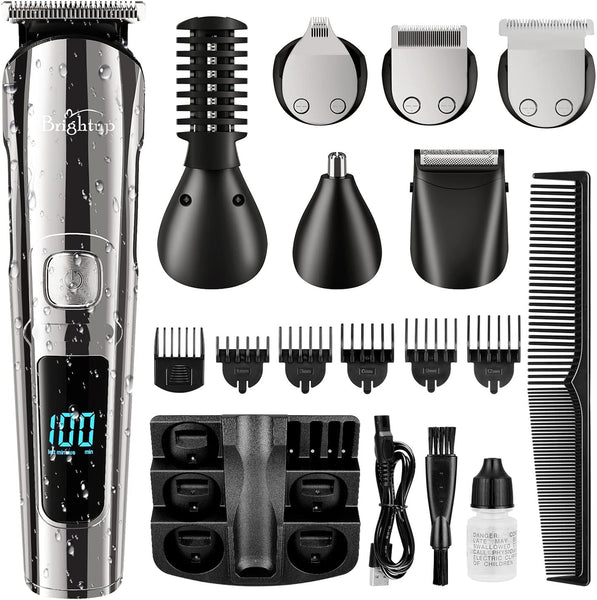 Kit de aseo para hombre de 19 piezas con cortapelos