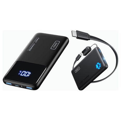 2 INIU Ultra Slim 10000mAh Fast Chargers
