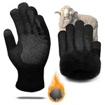 Merino Wool Blend Touchscreen Winter Gloves