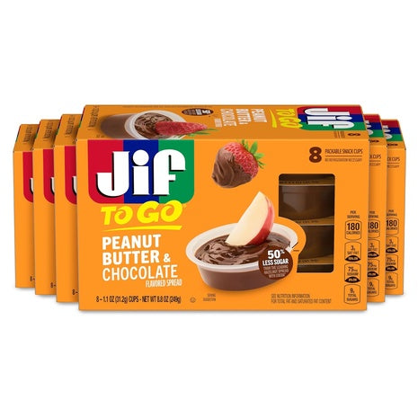 48 Jif Peanut Butter & Chocolate To Go Cups