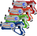Juego de 4 pistolas láser.
