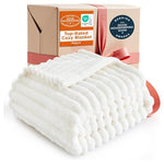 Bedsure GentleSoft White Throw Blanket