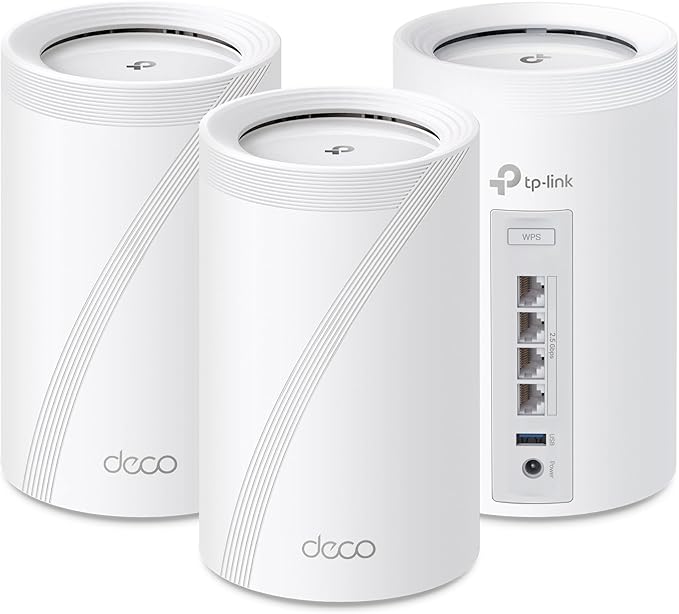 3-Pack TP-Link BE10000 Tri-Band WiFi 7 Home Mesh System