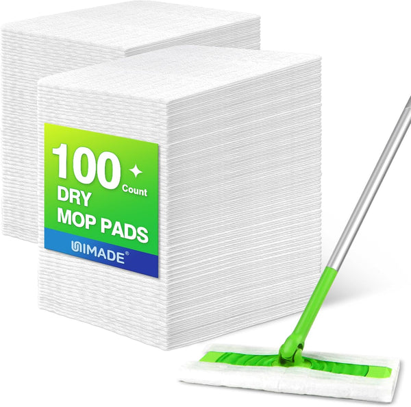 100-Count Disposable Duster Mop Cloths With Swiffer Sweeper