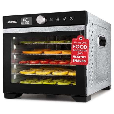 Gourmia Digital Food Dehydrator with 6 Stainless Steel Trays