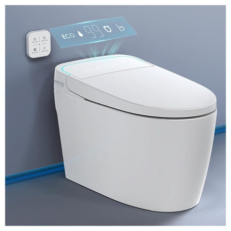 Glendan Tankless Elongated Heated Auto Flush Smart Toilet