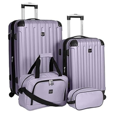 4-Piece Travelers Club Midtown Hardside Luggage Travel Set (26"/20"/10"/5")