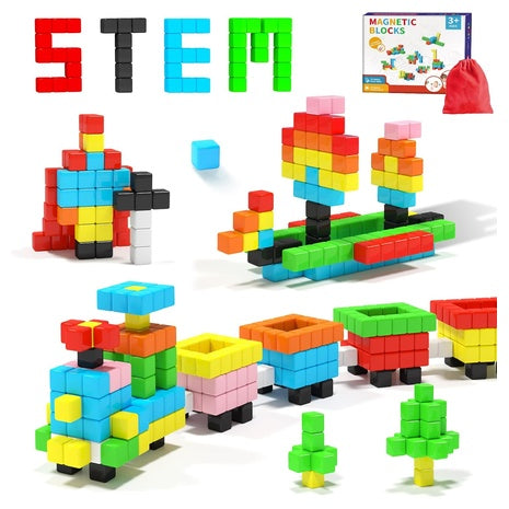 40-Piece Magnetic Building Blocks
