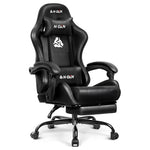 Ergonomic Video Gaming Chair With Footrest Lumbar Support