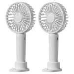 2-Pack Portable Rechargeable Handheld Fans