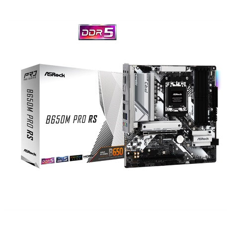 ASRock B650M PRO RS AM5 AMD B650 SATA 6Gb/s Micro ATX Motherboard
