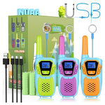 3-Pack Kids Walkie Talkies