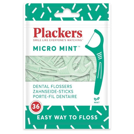 36-Count Plackers Micro Mint Dental Flosser
