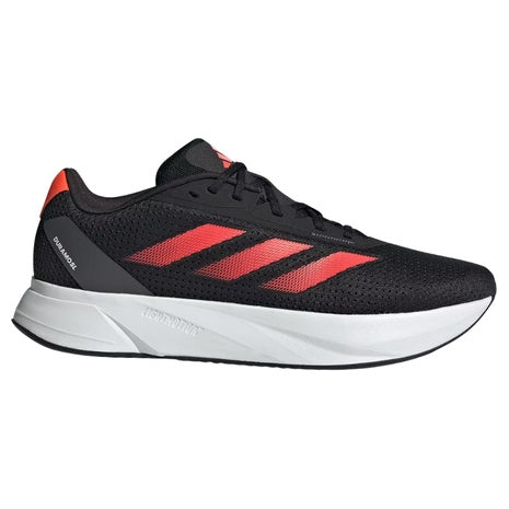 adidas Men's Duramo SL Running Sneaker (Core Black / Solar Red / Grey Six)